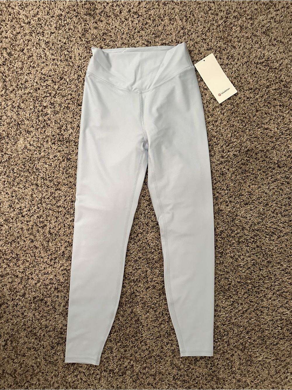 lululemon athletica Girls' Light Gray High-Rise Leggings